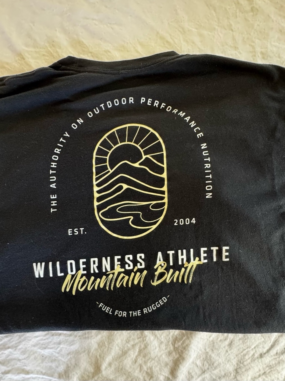 Mountain Built Short Sleeve Tee - Black & Yellow